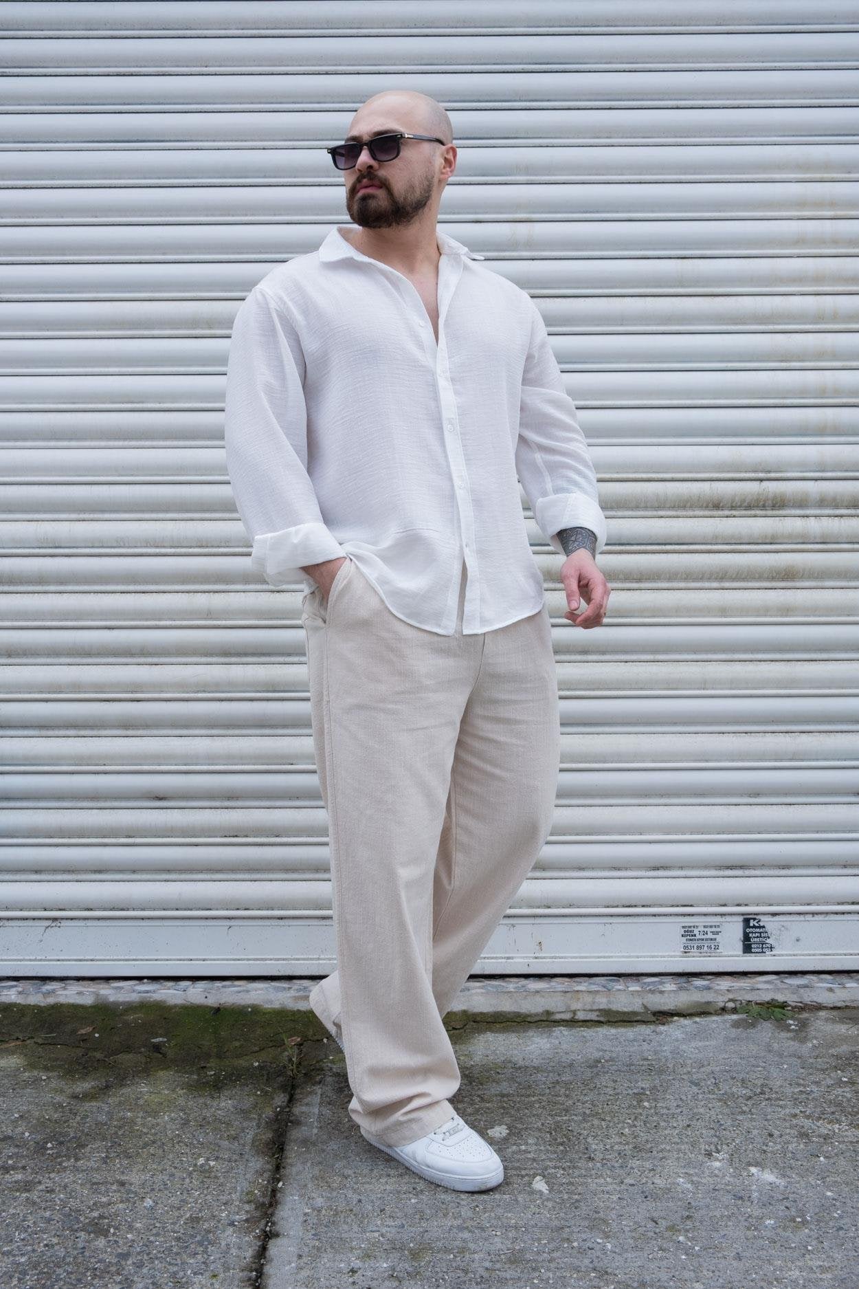 Stylish Aerobin Fabric Relaxed Wear Shirt