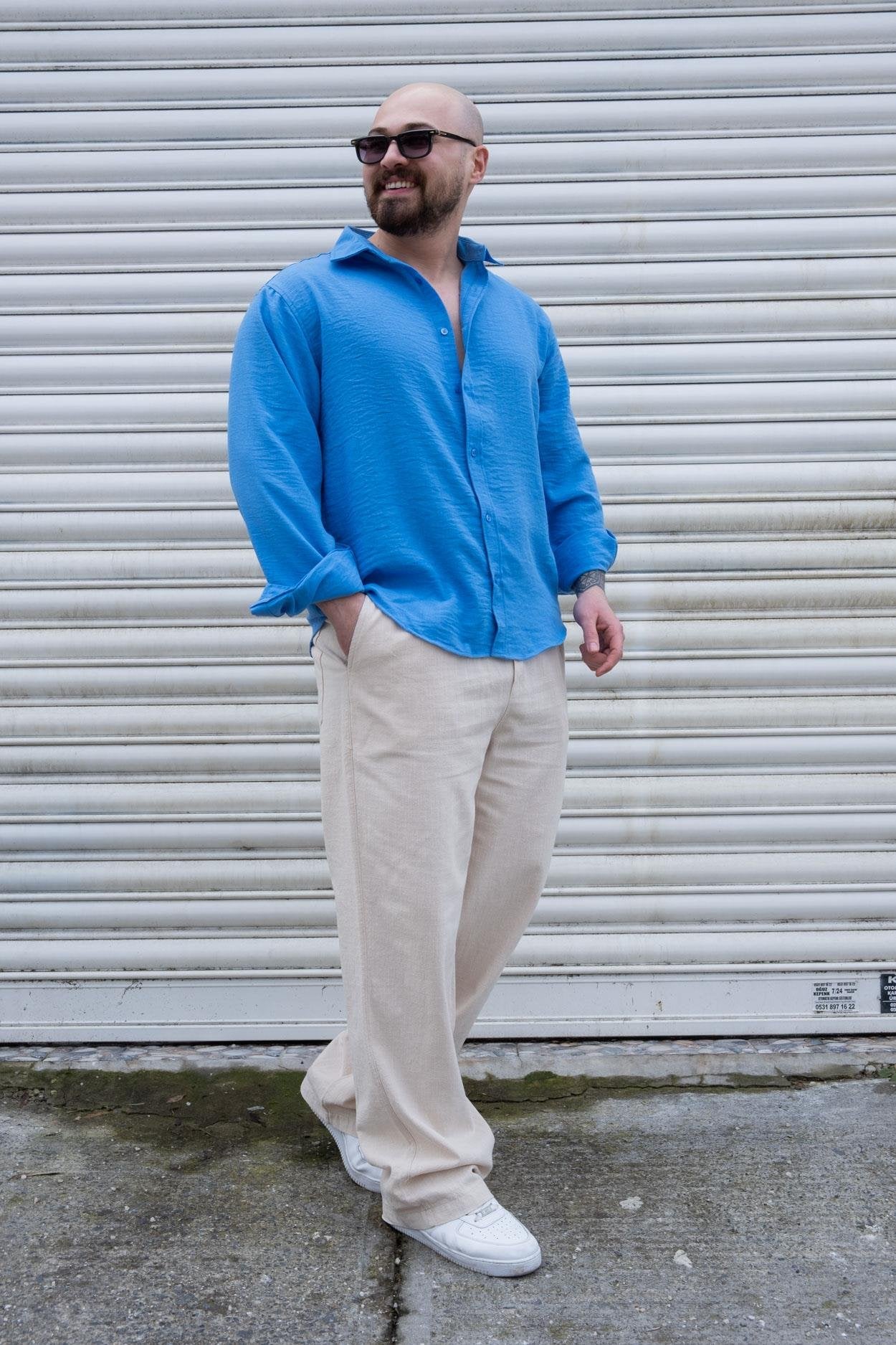 Soft Aerobin Fabric Easy Fit Shirt