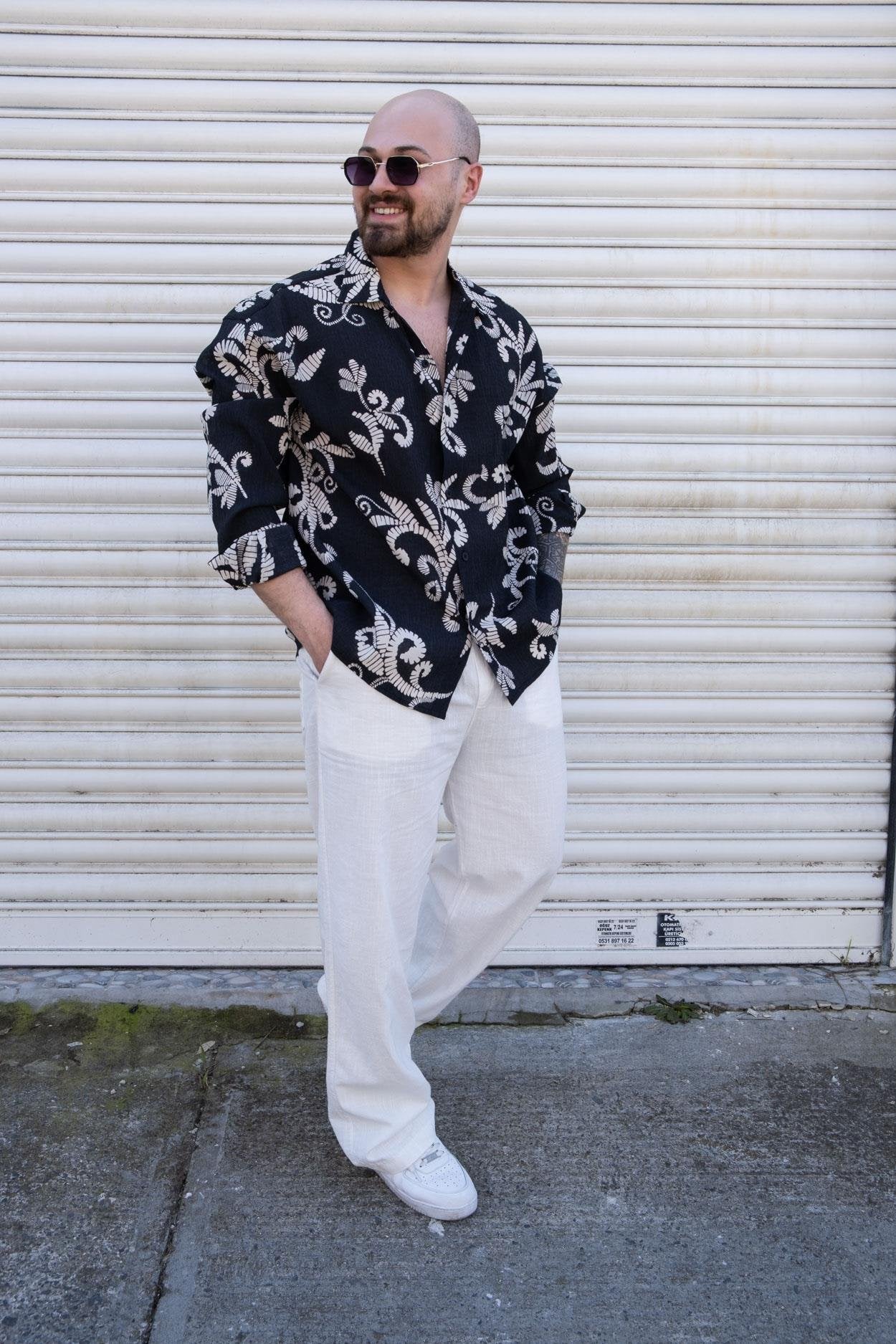 Modern Patterned Casual Comfort Shirt