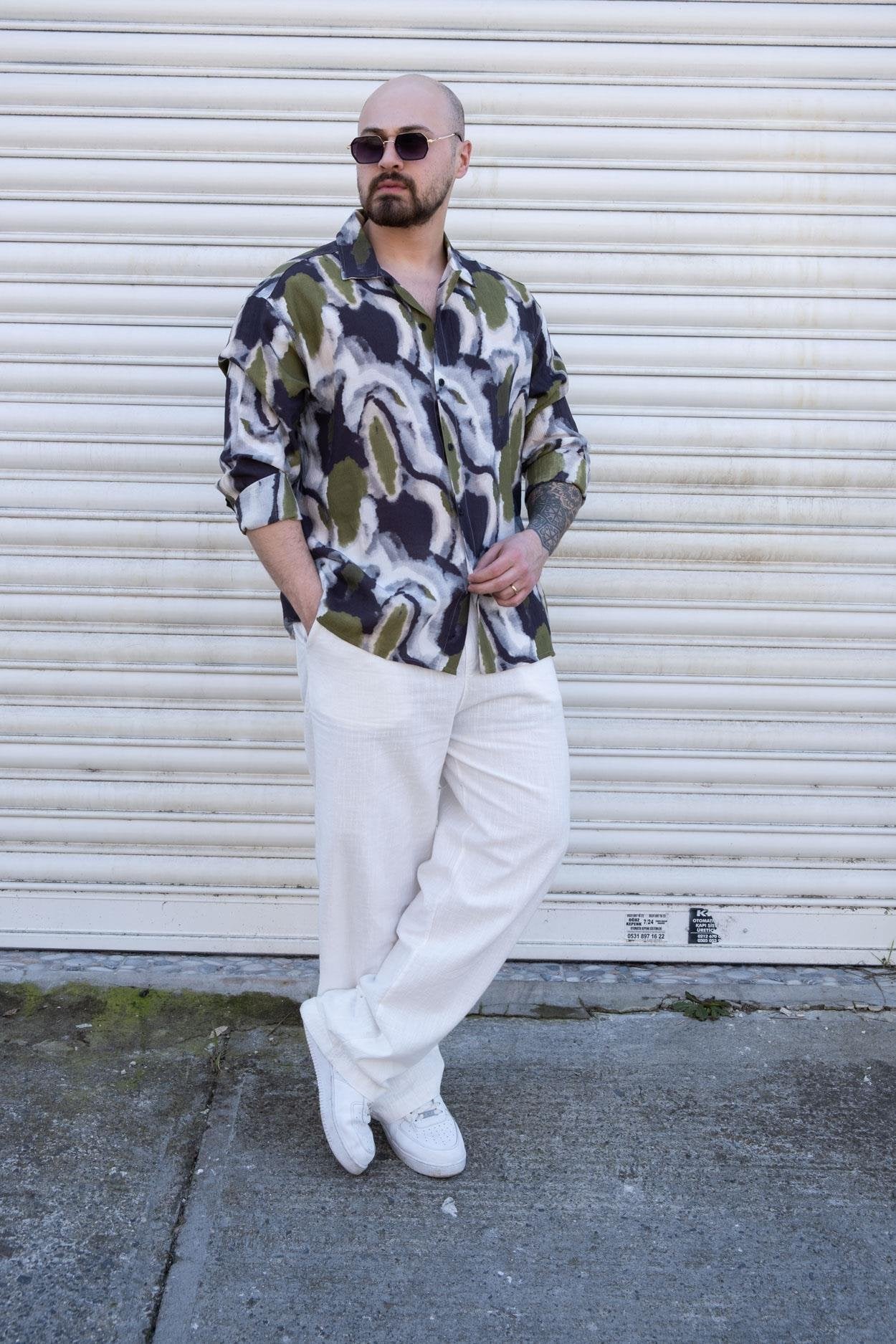 Lightweight Patterned Everyday Wear Shirt