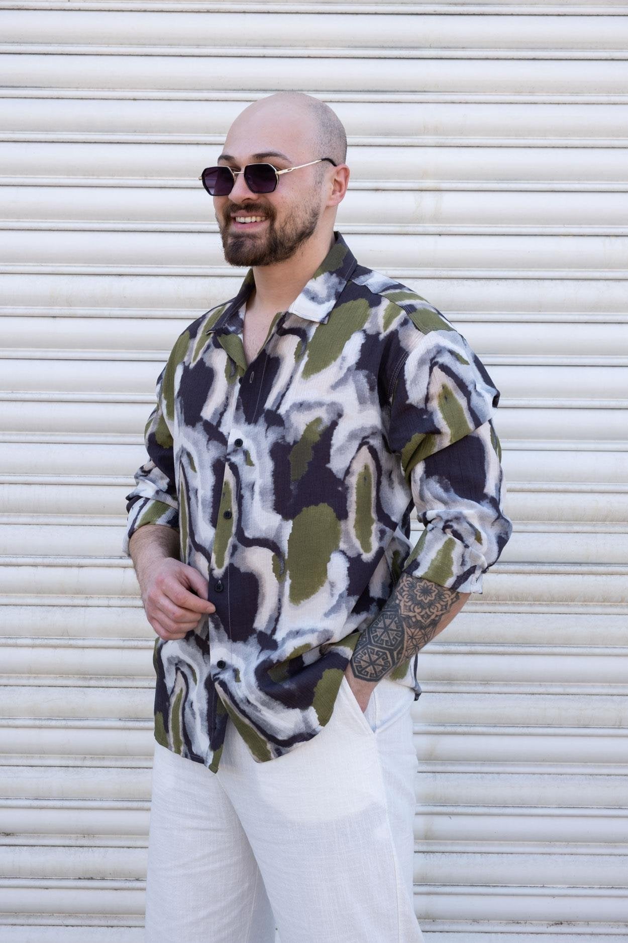 Lightweight Patterned Everyday Wear Shirt