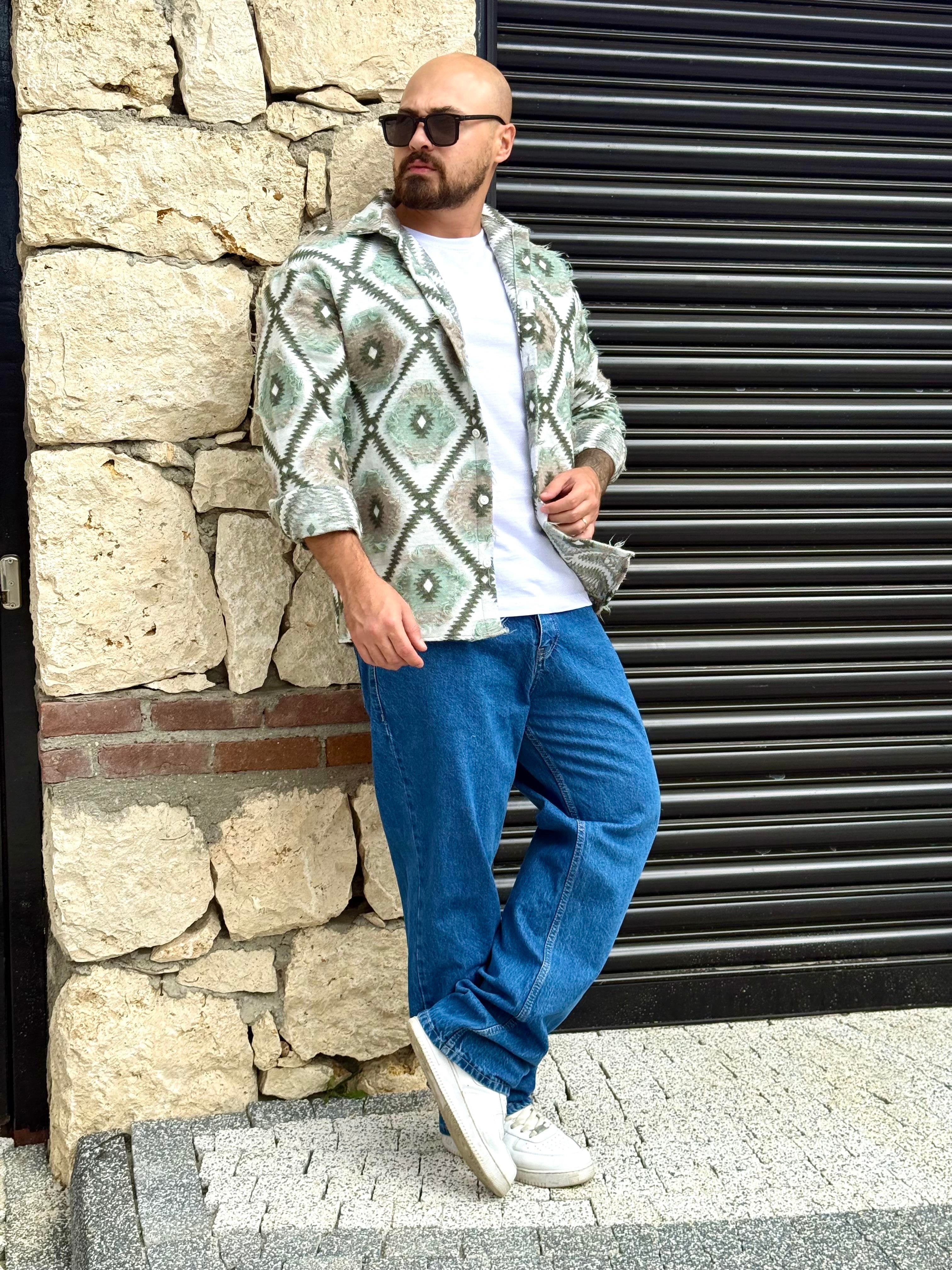 Ethnic Fusion Cashmere Shirt – Everyday Comfort