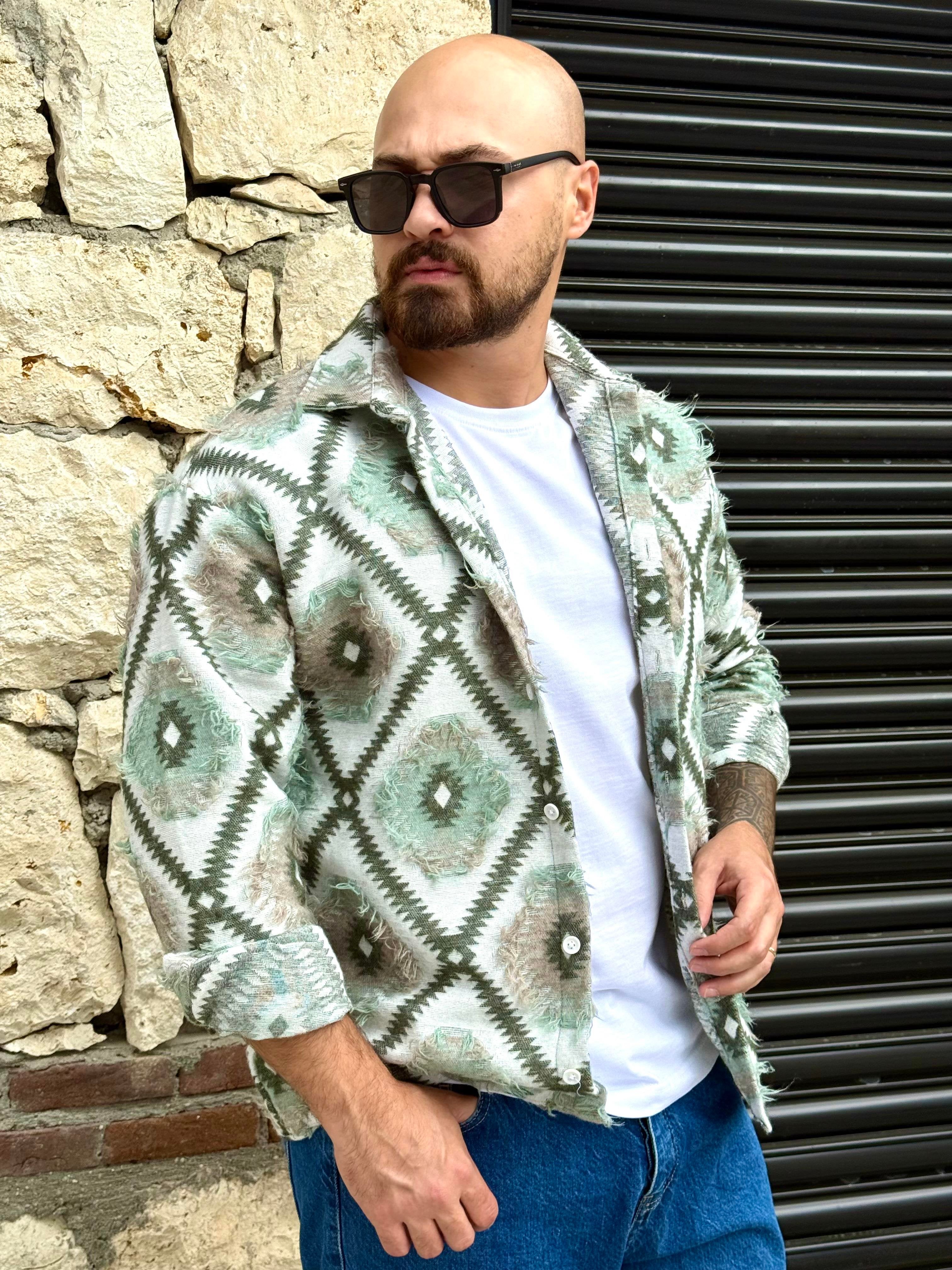 Ethnic Fusion Cashmere Shirt – Everyday Comfort