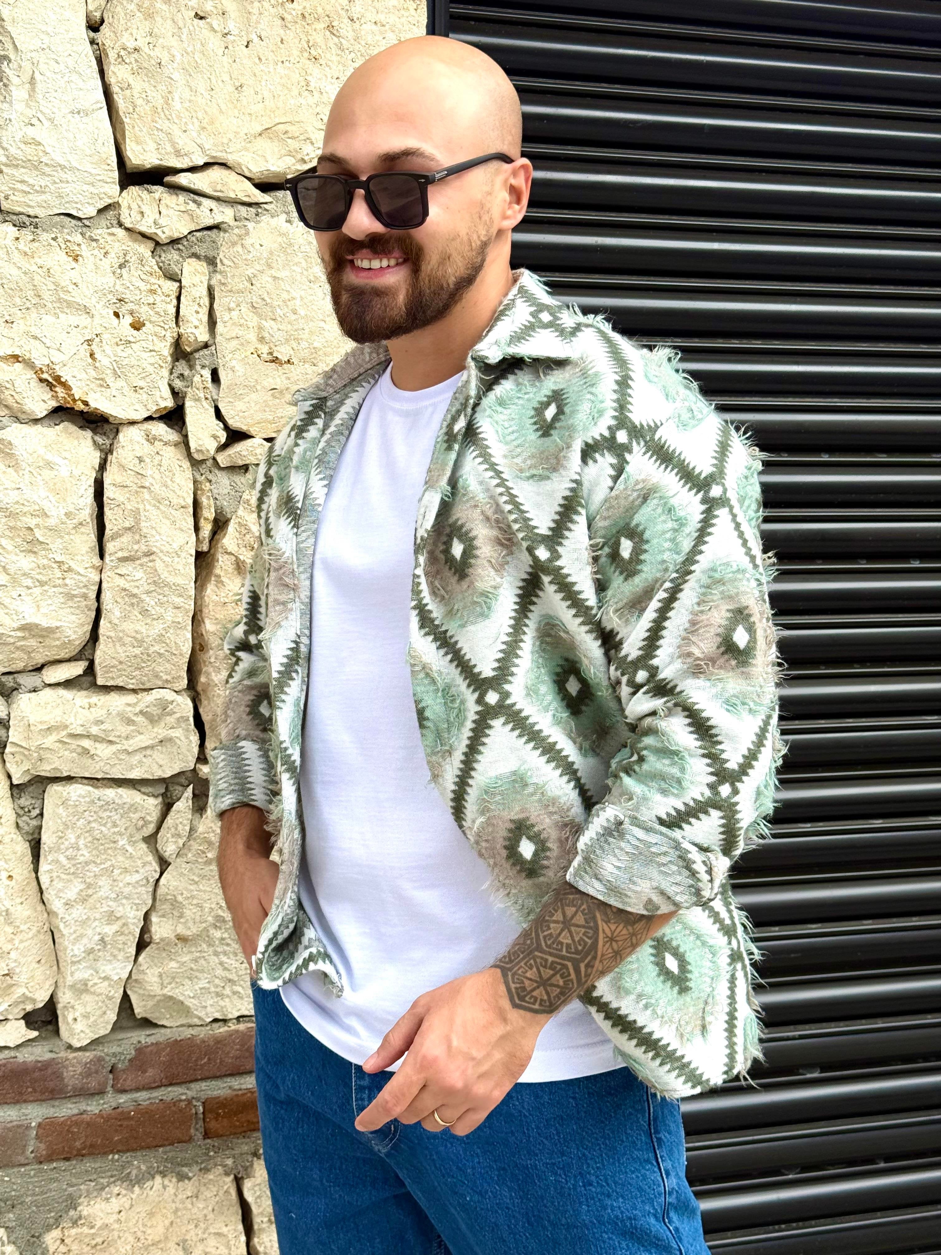 Ethnic Fusion Cashmere Shirt – Everyday Comfort