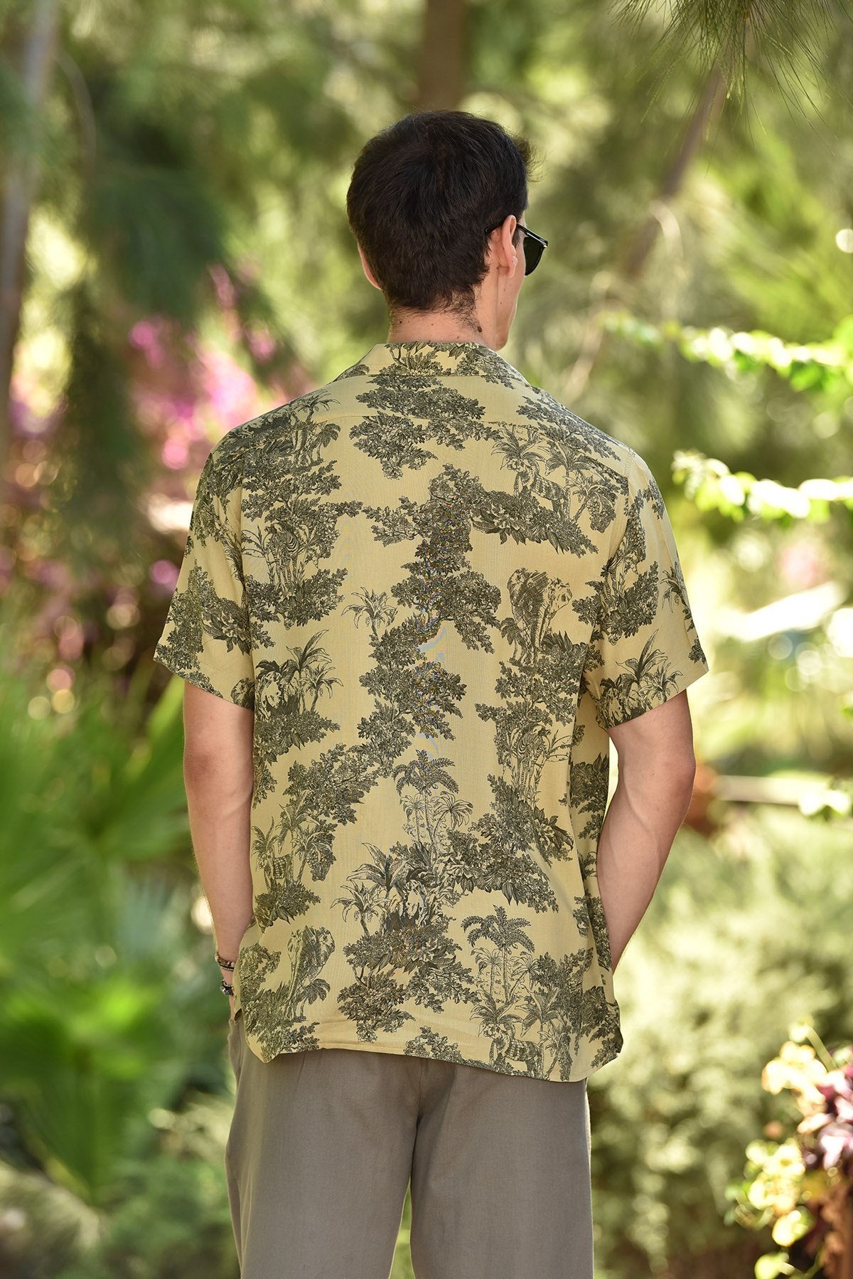 Leon Pattern Single Pocket Shirt