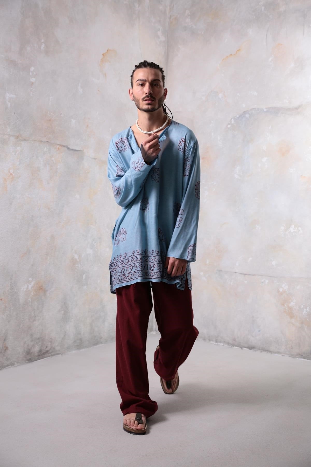 Turquoise Elephant Shirt