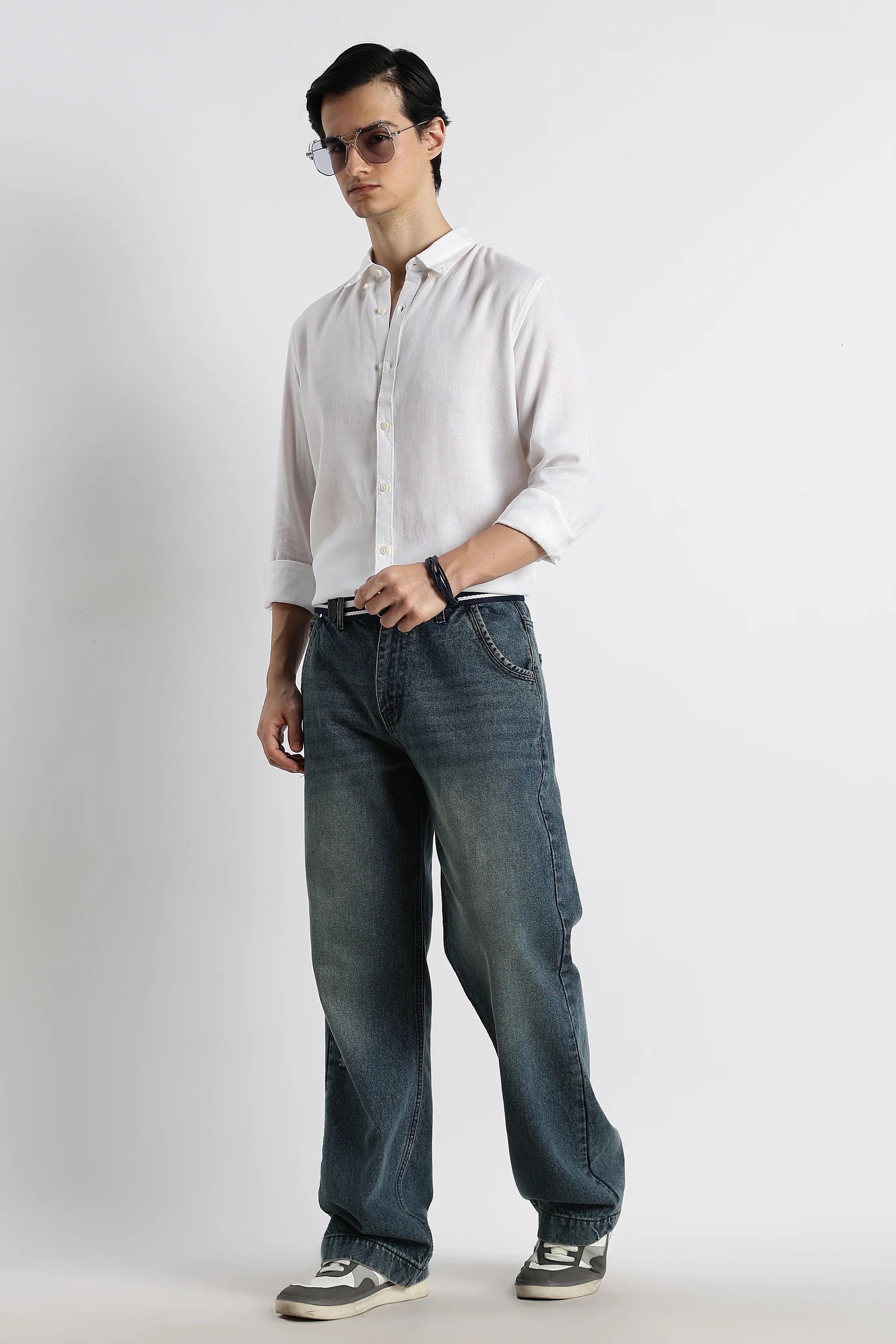 Minimal Cotton-Linen Shirt