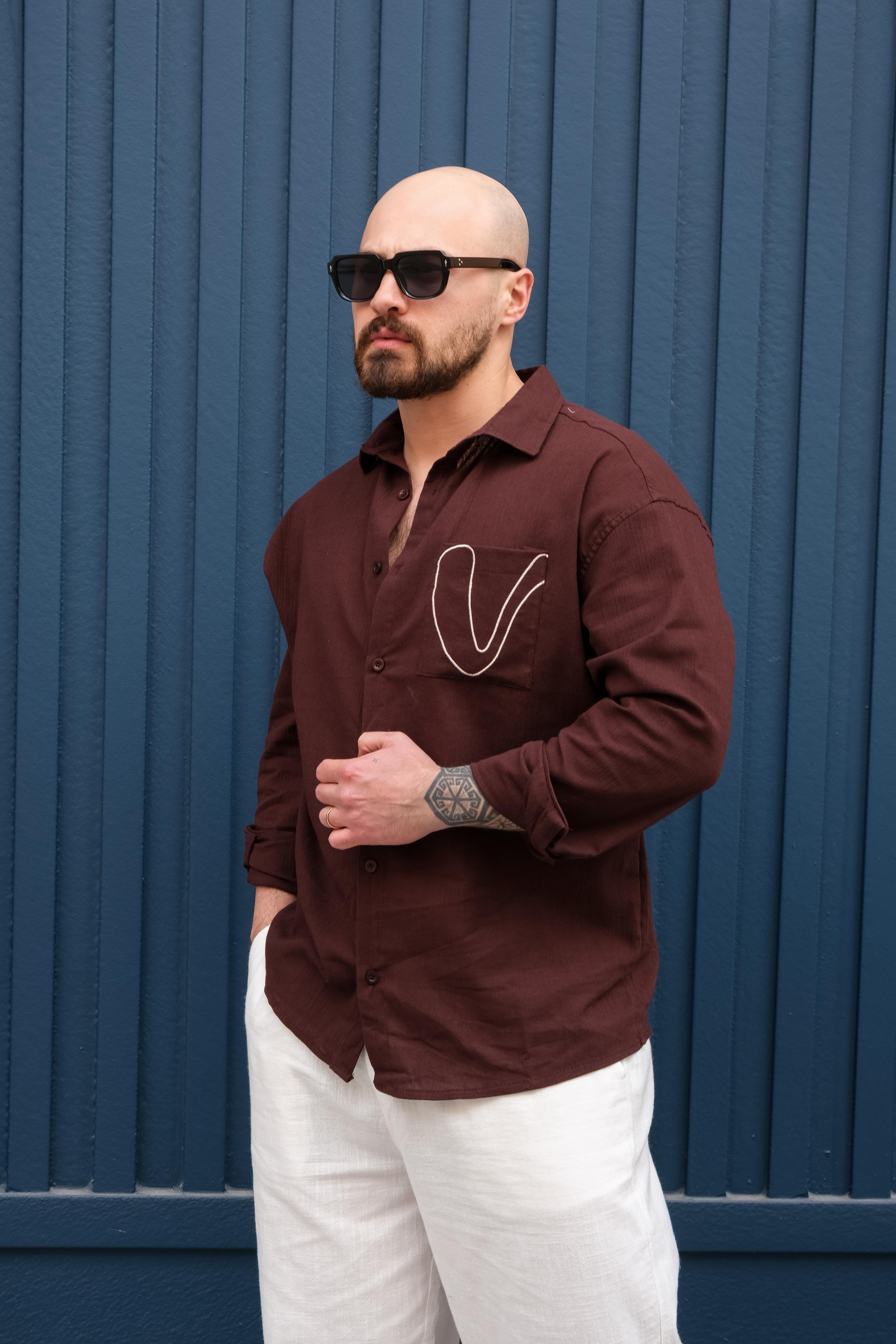 Premium Linen Fabric Comfort Relaxed Fit Shirt