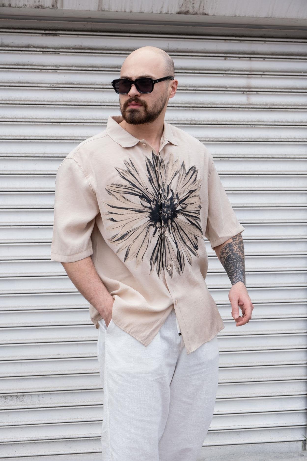 Soft Touch Embroidered Relaxed Wear Shirt