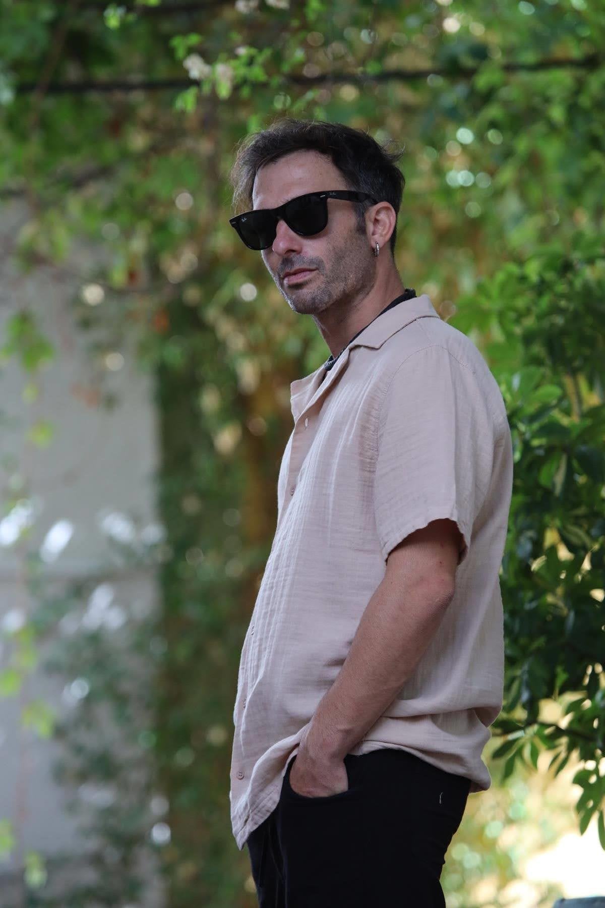 Milky Coffee Short Sleeve Men's Shirt