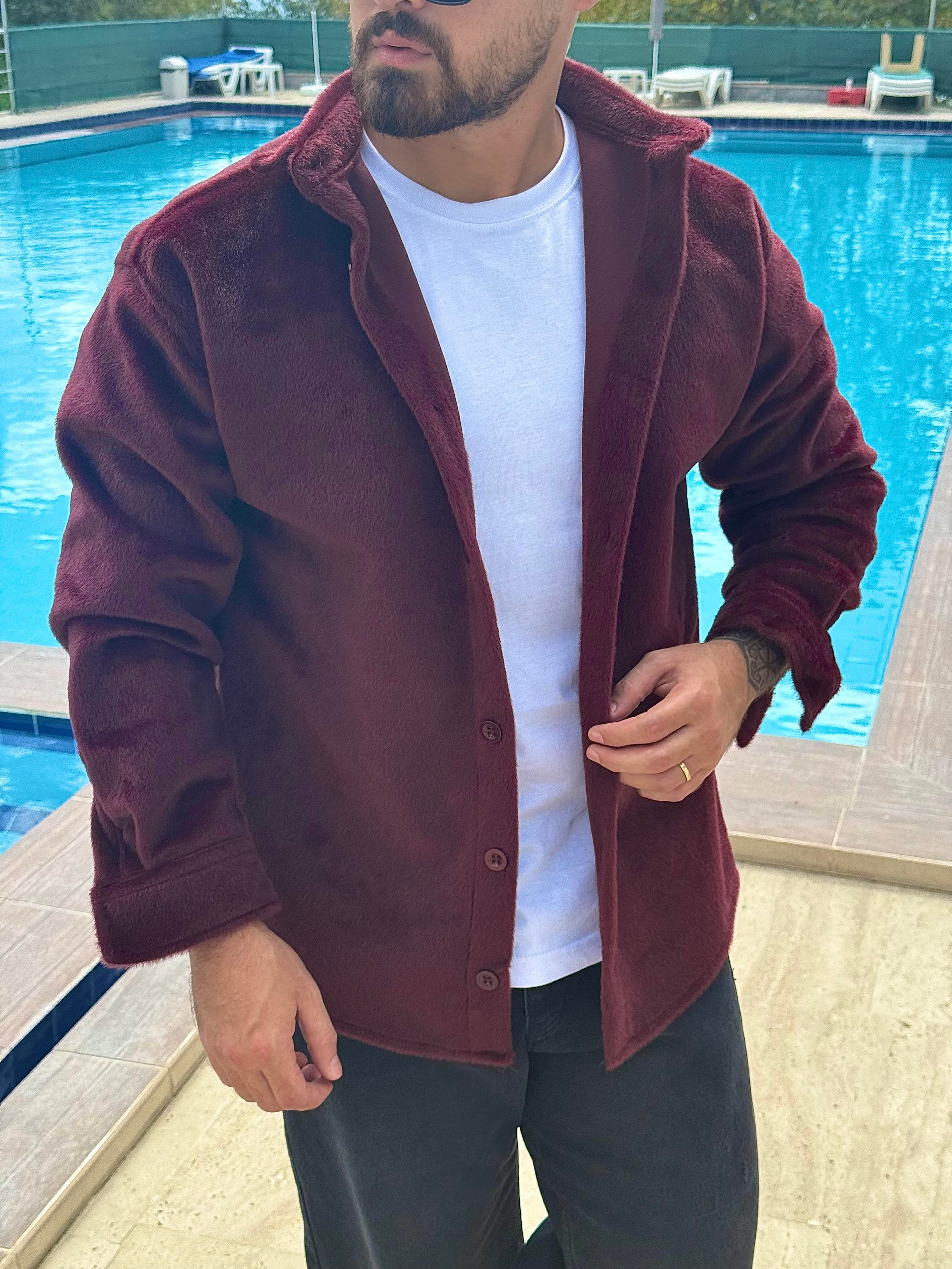 Classic Rabbit Fur Relaxed Fit Shirt